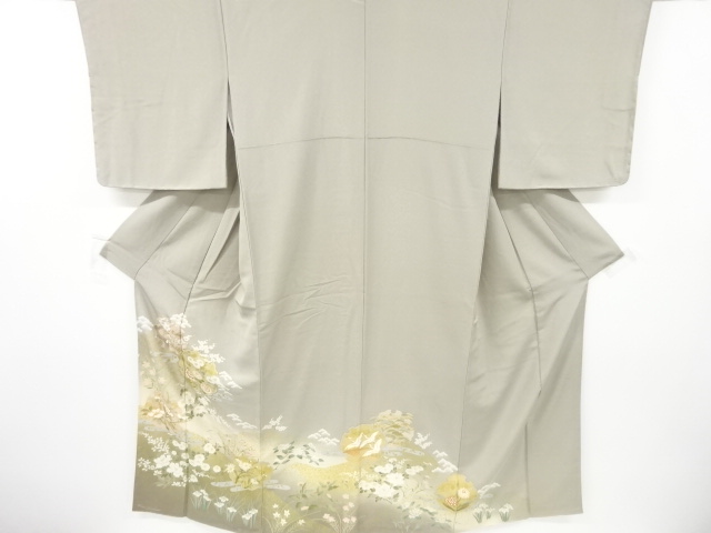 JAPANESE KIMONO / TOMESODE / EMBROIDERED 